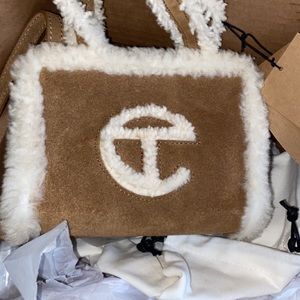 Telfar x Ugg small bag chestnut